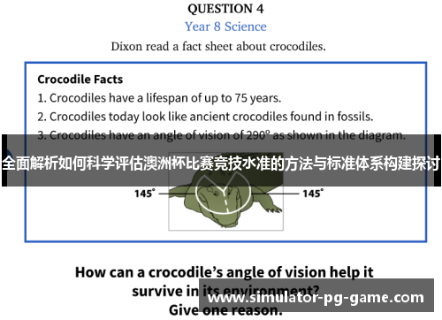 全面解析如何科学评估澳洲杯比赛竞技水准的方法与标准体系构建探讨